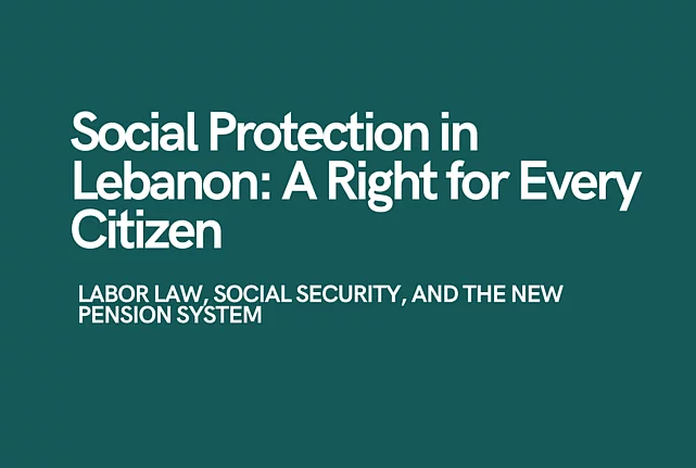 Social Protection in Lebanon
