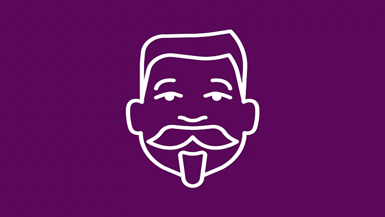 White FES icon shows the Head of Friedrich Ebert
